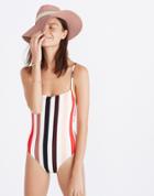 Madewell Solid & Striped Chelsea One-piece Swimsuit