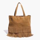 Madewell The Transport Tote: Suede Fringe Edition