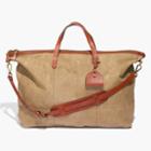 Madewell The Transport Weekender In Canvas
