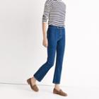 Madewell Rivet & Thread Pintuck Demi-boot Jeans