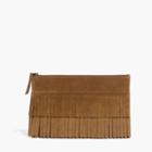 Madewell The Suede Fringe Clutch