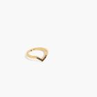Madewell Mon Petit Vee Pav&eacute; Ring