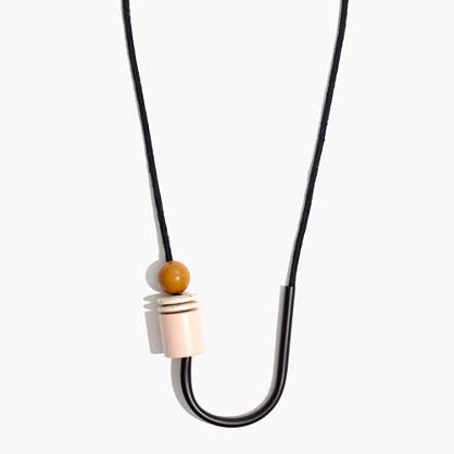 Madewell Madewell X Maslo&trade; Chock A Block Necklace In Black