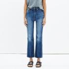 Madewell Rivet & Thread High Rise Crop Flare Jeans