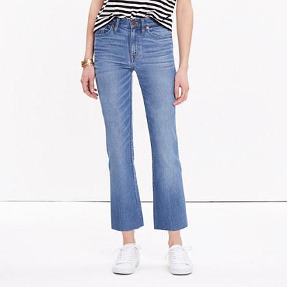 Madewell High-rise Crop Flare Jeans In Maribel Wash