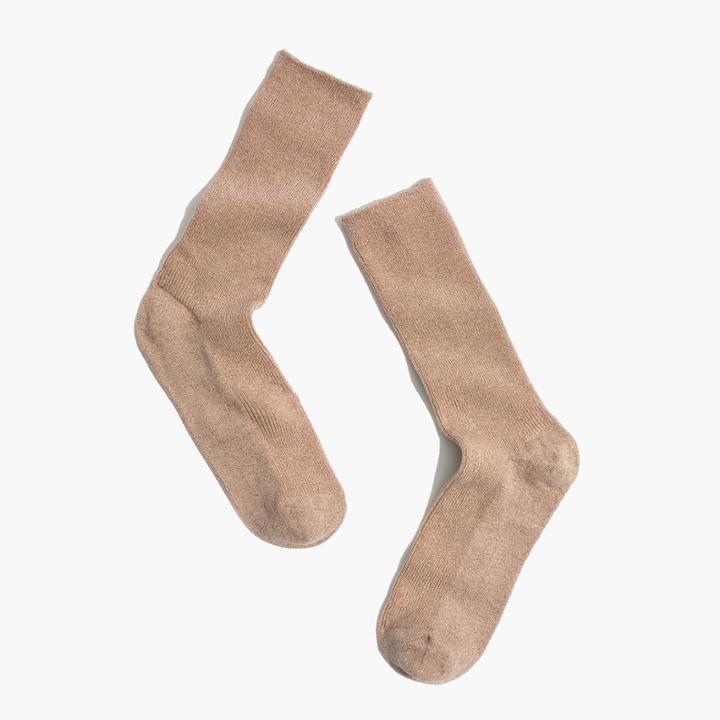 Madewell Sheer Night Sparkle Trouser Socks