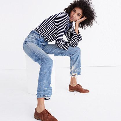 Madewell Rivet & Thread High-rise Slim Boyjeans