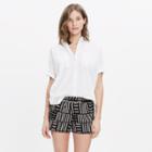 Madewell San Diego Cover-up Shorts In Arrow Grid