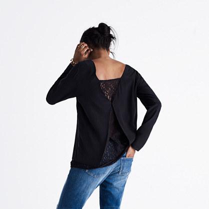 Madewell Madewell Et Sézane® Lace-back Top