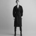 Maje Trench Coat With Side Zips