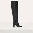 Maje Heeled Over-the-knee Leather Boots
