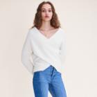 Maje Knitted Wrap Front Jumper