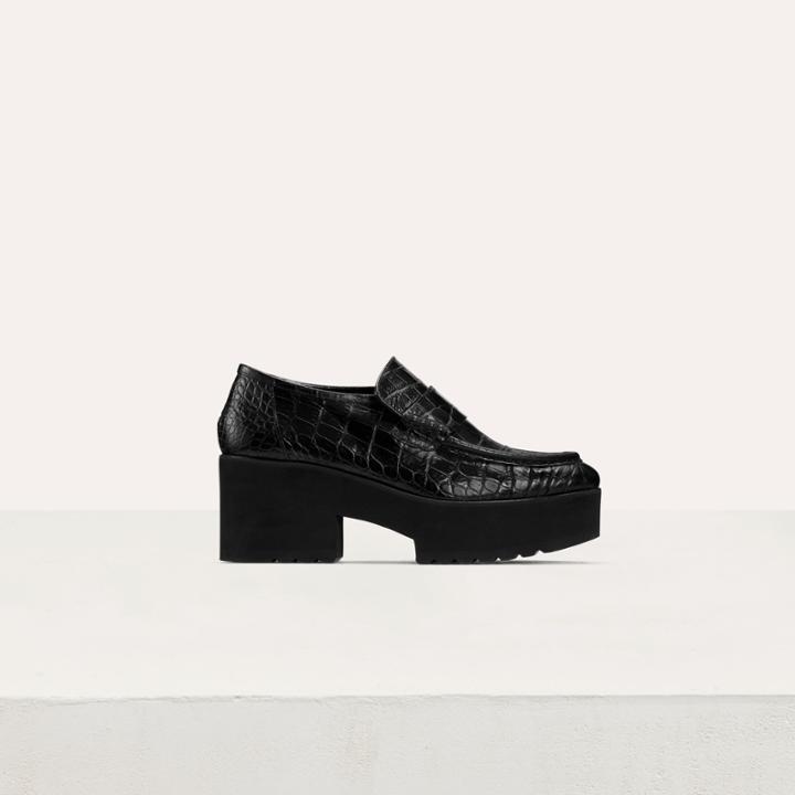 Maje Crocodile-style Leather