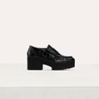 Maje Crocodile-style Leather