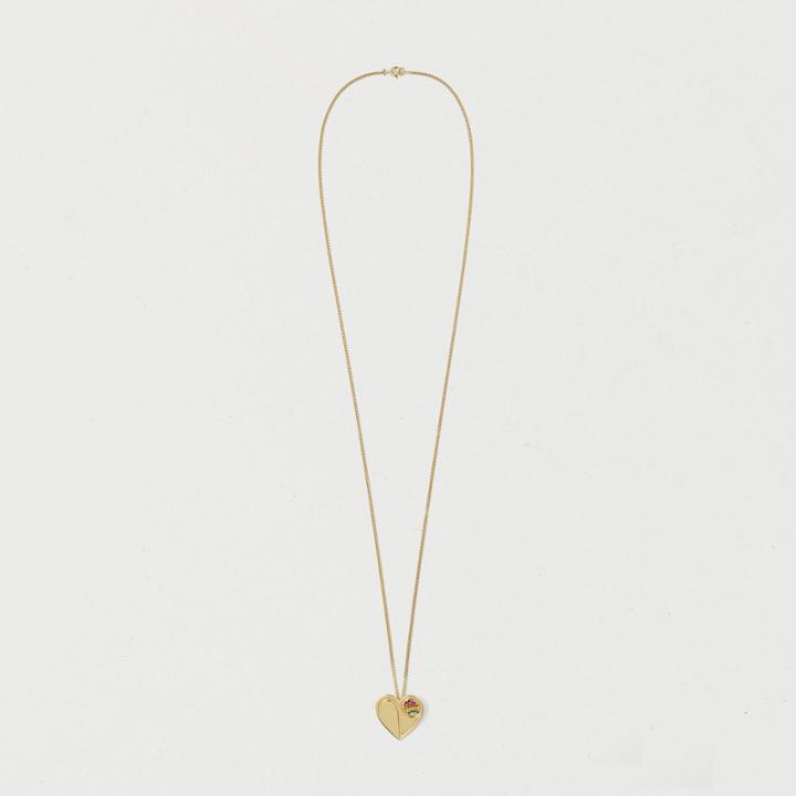 Maje Necklace With Heart Medallion