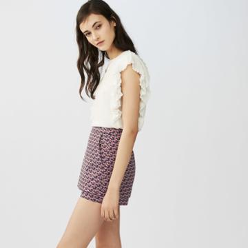 Maje Jacquard Skort