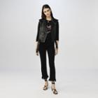 Maje 7/8 Jeans With Frayed Hem