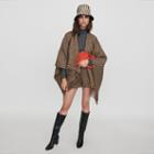 Maje Plaid Shorts With Pleats And Turn-ups