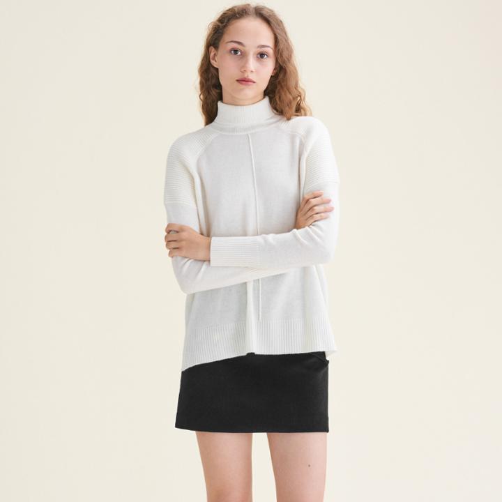 Maje Cashmere Roll-neck Jumper