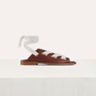 Maje Leather Sandals