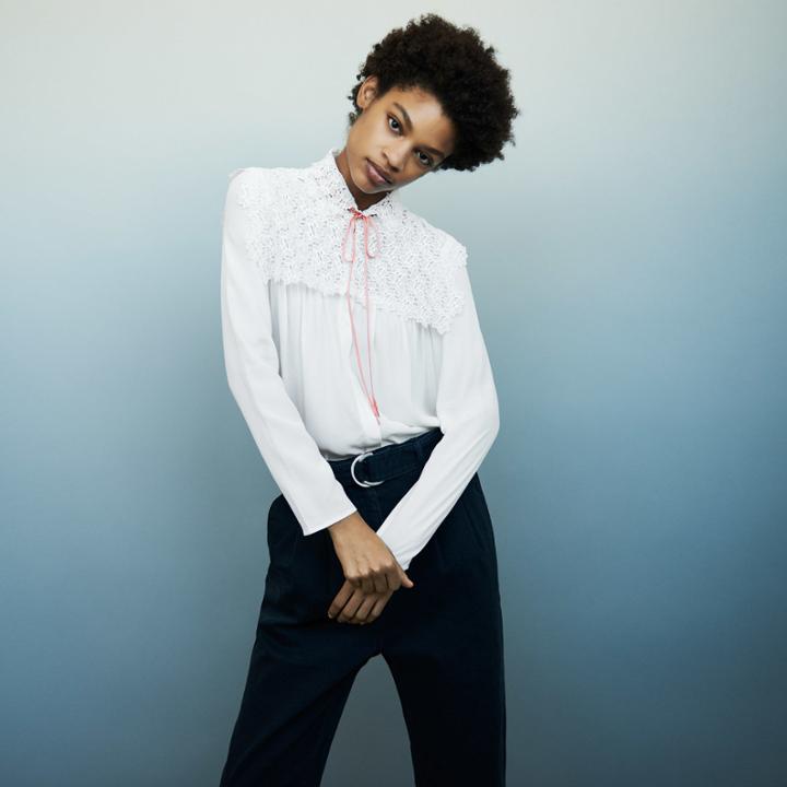 Maje Lace Shirt