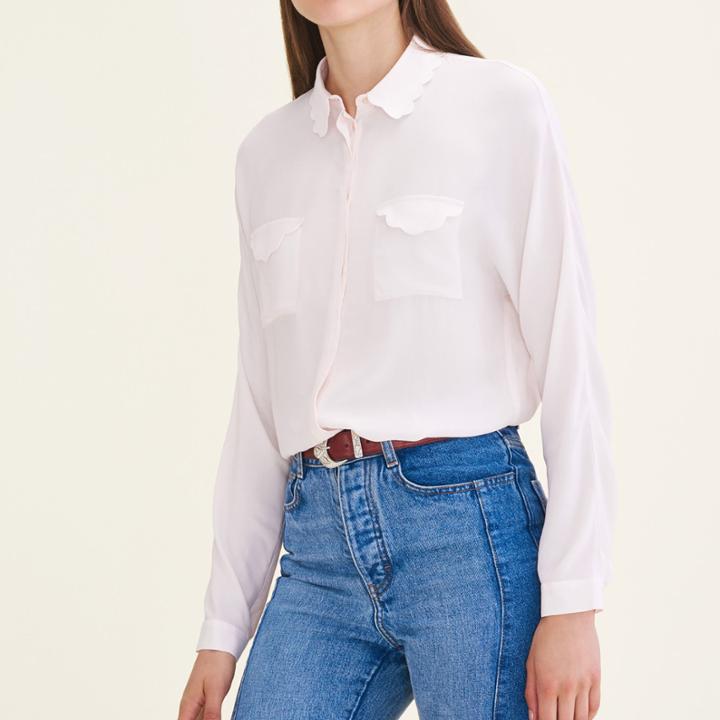 Maje Silk Blend Shirt