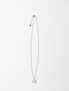 Maje Rhinestone A Necklace