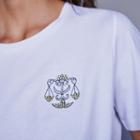 Maje Libra Rhinestone Embroidered T-shirt