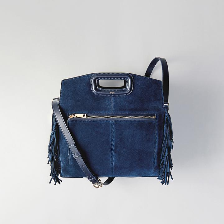 Maje Suede M Walk Bag