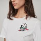 Maje Embroidered Short-sleeved T-shirt