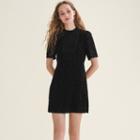 Maje Short Dress With Front Panel