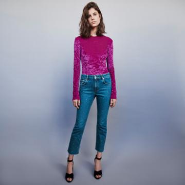 Maje Strass-covered Jean