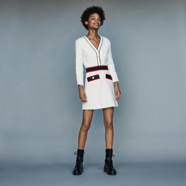 Maje Short Tweed Dress