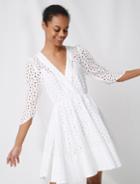 Maje White Lace Dress