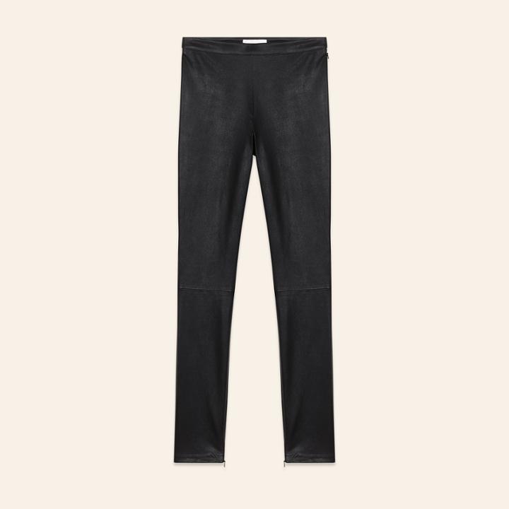 Maje Stretch Leather Leggings