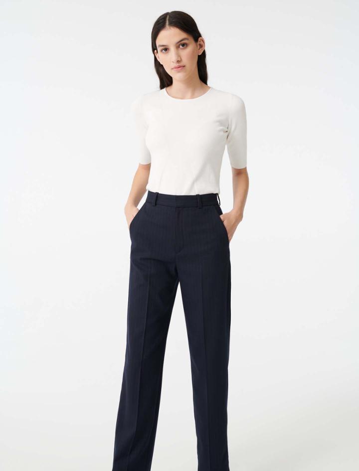 Maje Short Sleeve Sweater