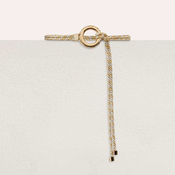 Maje High Waisted Cord Belt