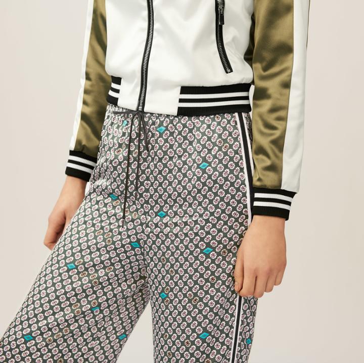 Maje Flowing Floral Pants