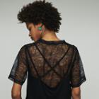 Maje Layered Top With Lace