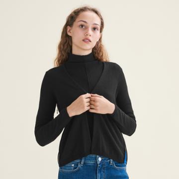 Maje Cardigan With Zips On The Sides