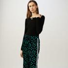 Maje Long-sleeved Bodysuit In Jersey
