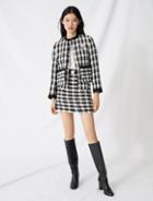 Maje Tweed-style Cropped Jacket