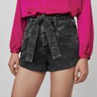 Maje Belted Faded Shorts