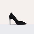 Maje High-heeled Suede Court Shoes