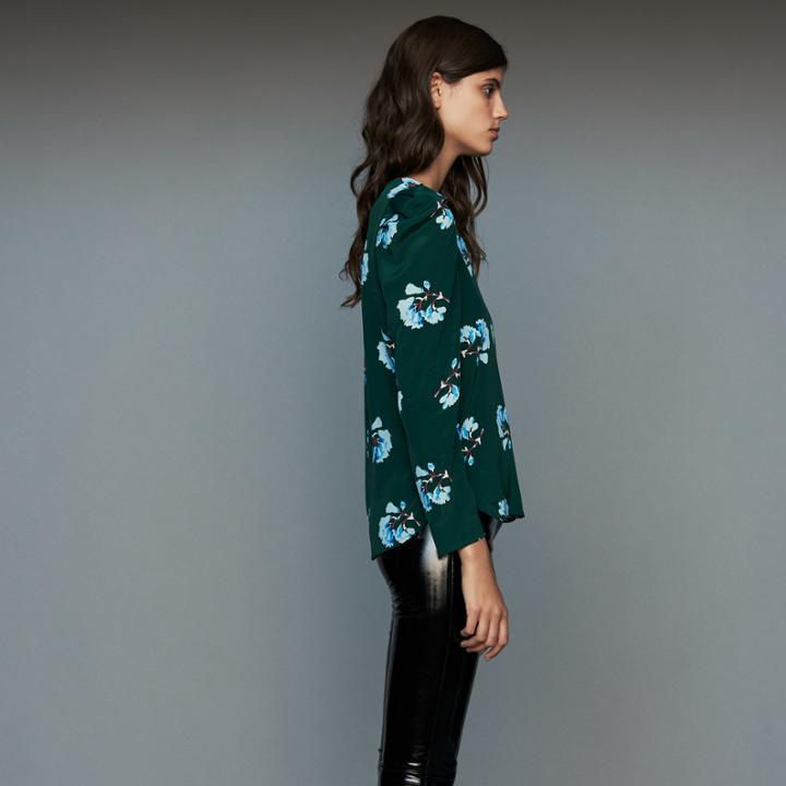 Maje Blouse In Floral Print