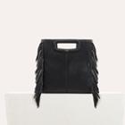 Maje M Bag With Leather Fringes