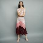 Maje Long Dress With Performance Fabric
