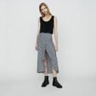 Maje Skirt With Gingham Print