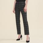 Maje Tartan Cigarette Trousers