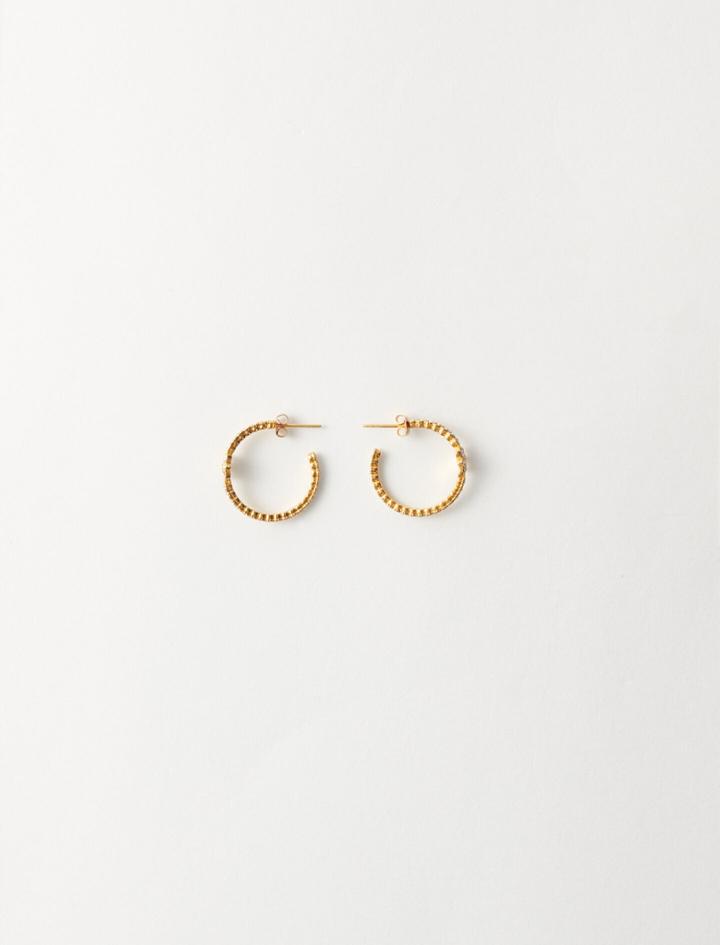 Maje Gold-plated Small Earrings